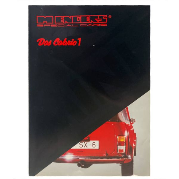 Mengers Mini Prospekt "Das Cabrio 1" 1992
