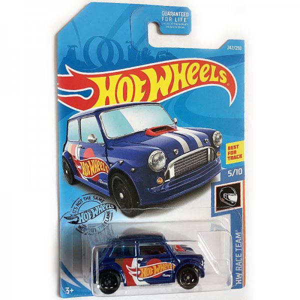 Hot Wheels | Morris Mini „Hot Wheels Racing“ metallic blue US