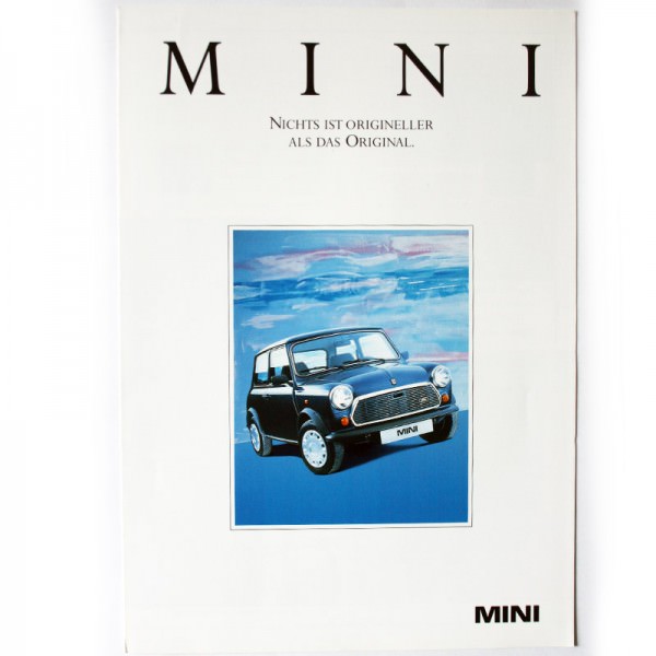 Original brochure of the Mini Mayfair Sport, Mini Special and Mini Racing
