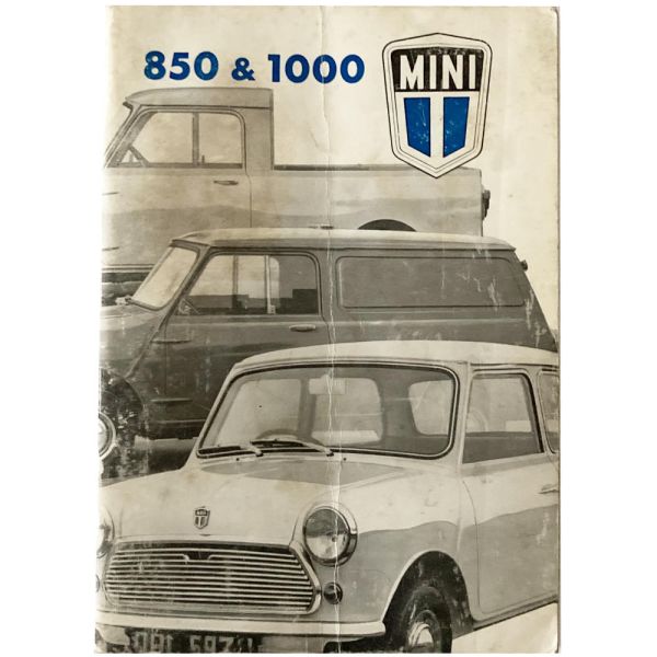 Mini 850 & 1000 Manual de Conducteur (Drivers Handbook) AKD 7395 french
