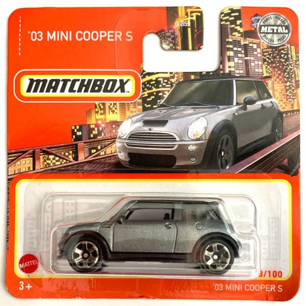 Matchbox | MINI Cooper S anthrazit metallic/schwarz
