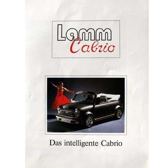 Lamm Mini Cabrio Prospekt