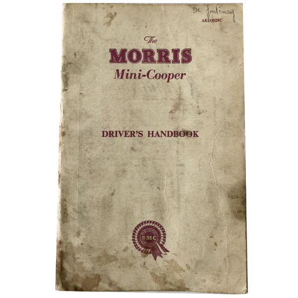 The Morris Mini-Cooper Driver’s Handbook AKD3029C