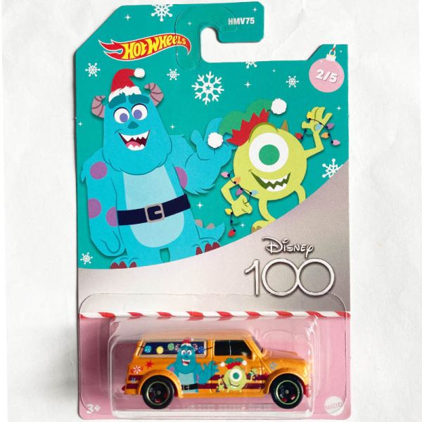 Hot Wheels | ‘67 Austin Mini Van Monsters Inc. orange Disney 100 Holiday Series