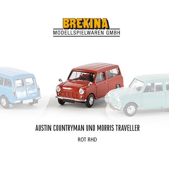 Brekina | Austin Mini Traveller karminrot RHD