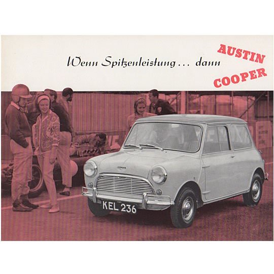 Austin Cooper 997 Brochure DE