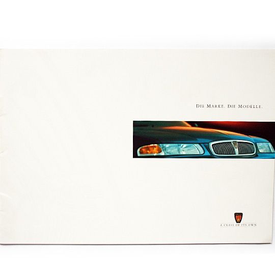 Rover brochure with Minis