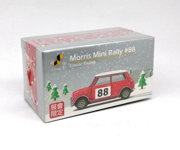 TINY | Mini Cooper Rally #88 rot mit Schnee