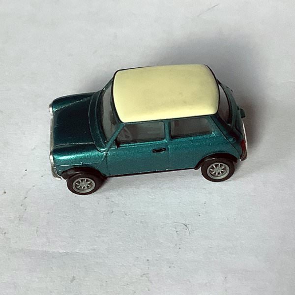 Herpa | Mini Cooper grünblau metallic ohne Verpackung